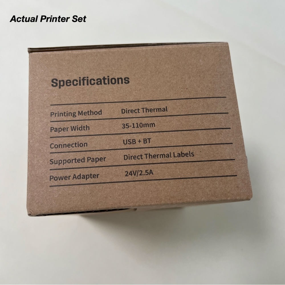 NWT: BT THERMAL PRINTER, SCALE & MICROPHONE/LIGHT TRIPOD (O/S) - Picture 9 of 14